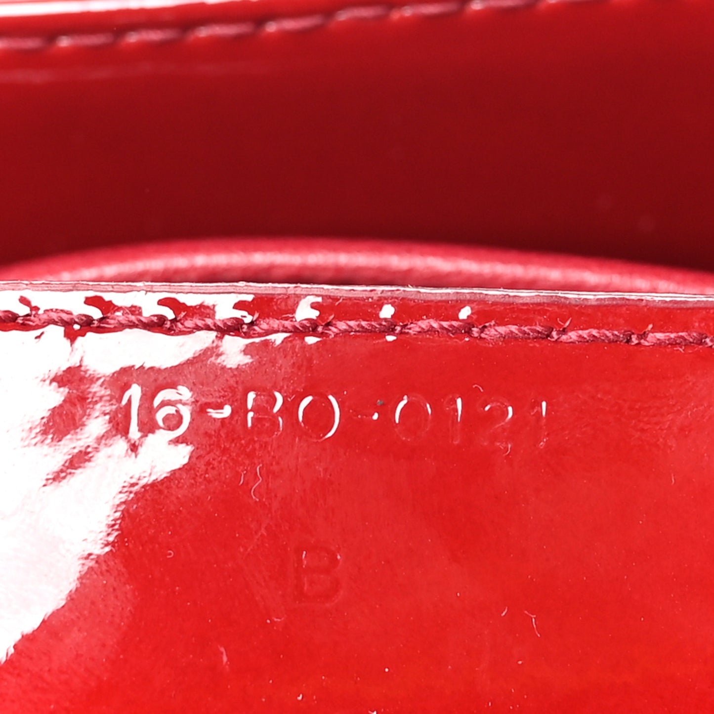 Patent Cannage Large Lady Dior Red