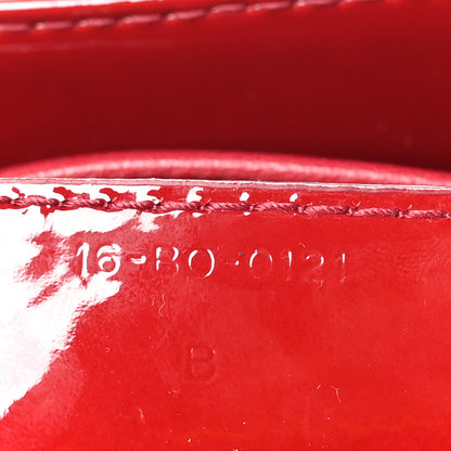 Christian Dior Patent Cannage Large Lady Dior Red 7 of 10
