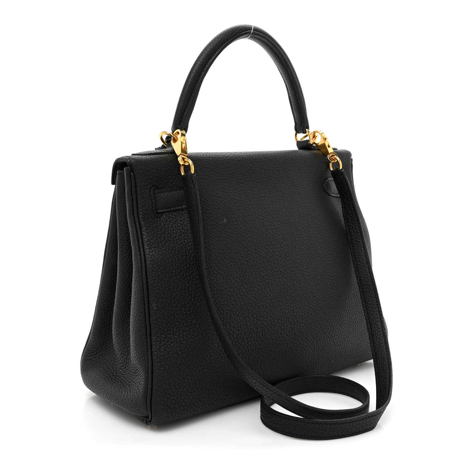 Hermes Togo Kelly Retourne 28 Black 3 of 19