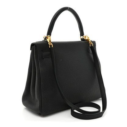 Hermes Togo Kelly Retourne 28 Black 3 of 19