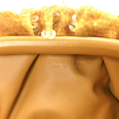 Bottega Veneta Sequin The Mini Pouch  Honeycomb Okra 6 of 9