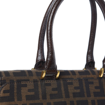 Fendi Zucca Satchel Tobacco 10 of 14