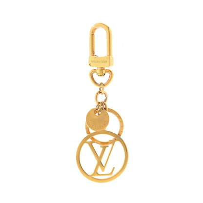 Louis Vuitton LV Circle Bag Charm Key Holder Gold 1 of 5