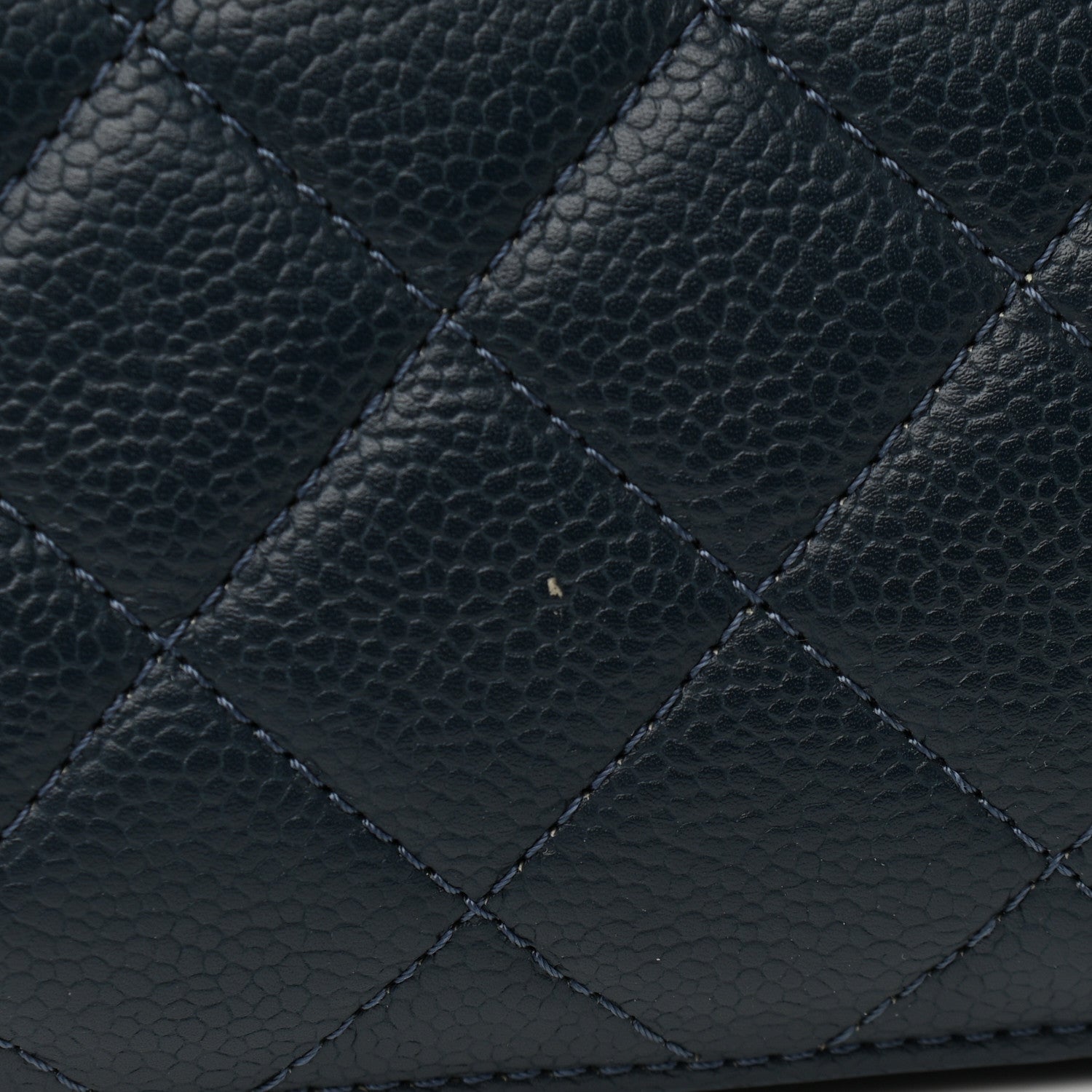 Chanel Caviar Quilted Large CC Box Shopping Tote Navy 13 of 24