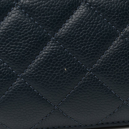 Chanel Caviar Quilted Large CC Box Shopping Tote Navy 13 of 24