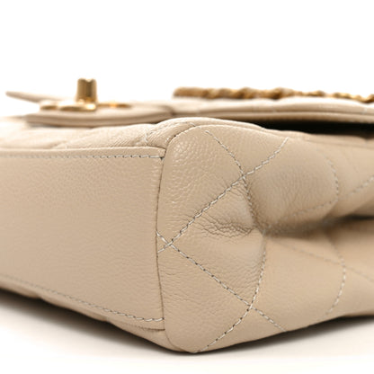 Chanel Caviar Quilted Small Coco First Flap Beige 10 of 11