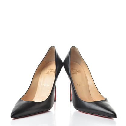 Christian Louboutin Shiny Nappa Decollete 554 100 Pumps 39 Black 6 of 15