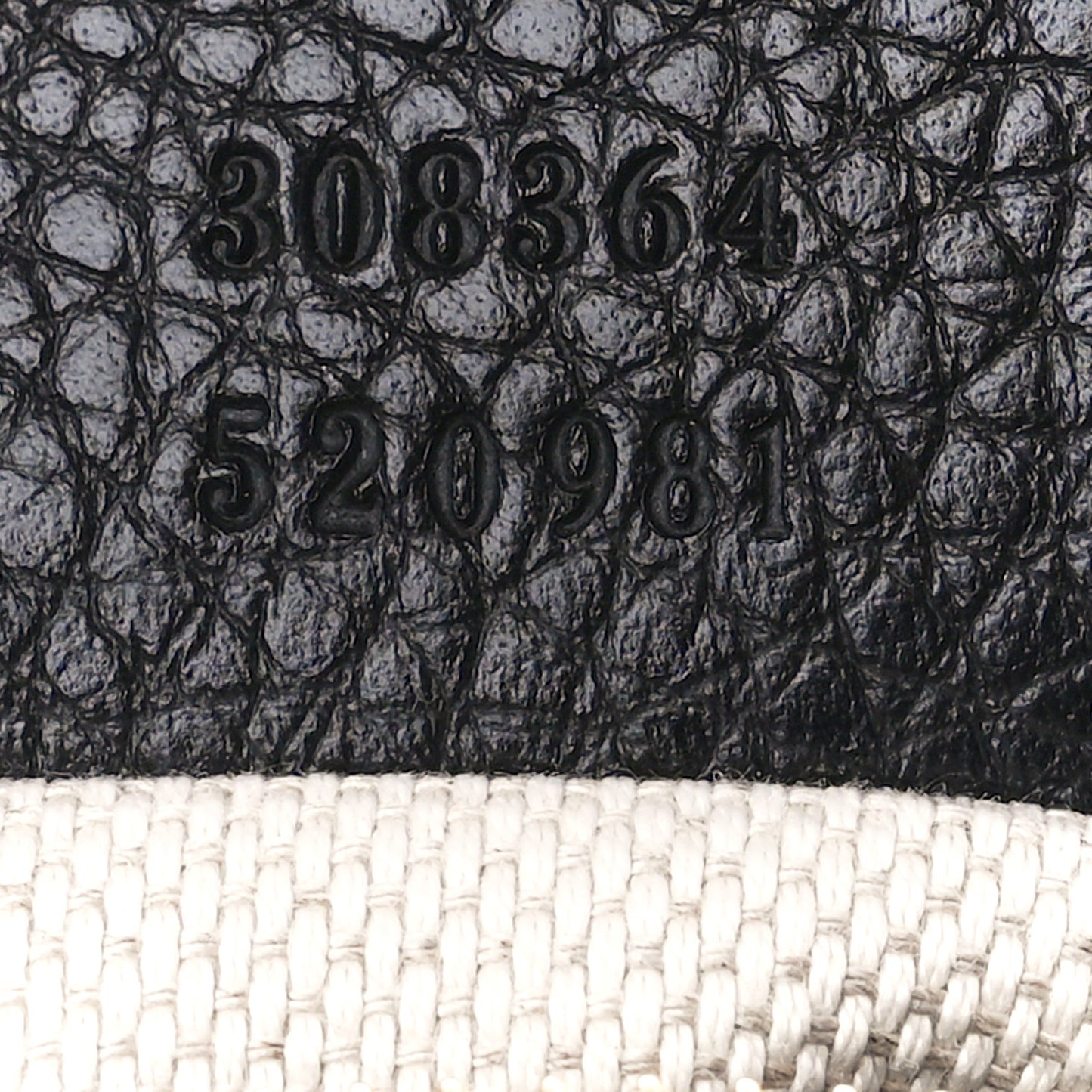 Pebbled Calfskin Small Soho Disco Bag Black