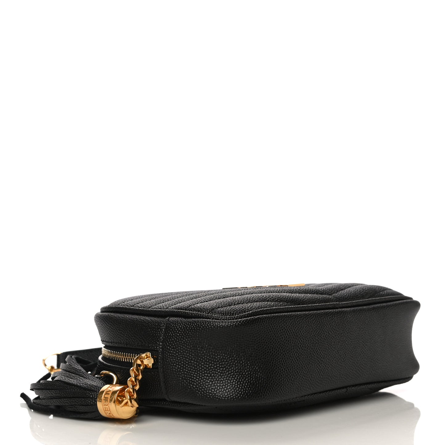Grain De Poudre Matelasse Monogram Mini Lou Camera Bag Black