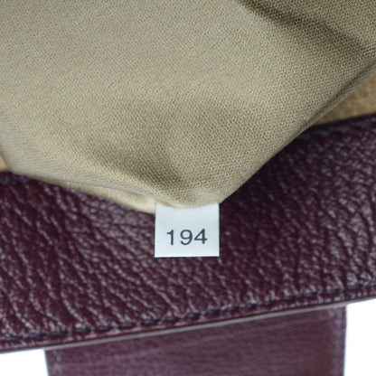 Miu Miu Goatskin Madras Tote Ribes 9 of 9