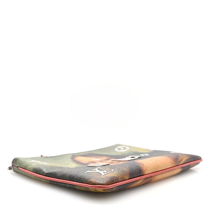 Louis Vuitton Masters Da Vinci Pochette Clutch Corail 4 of 10