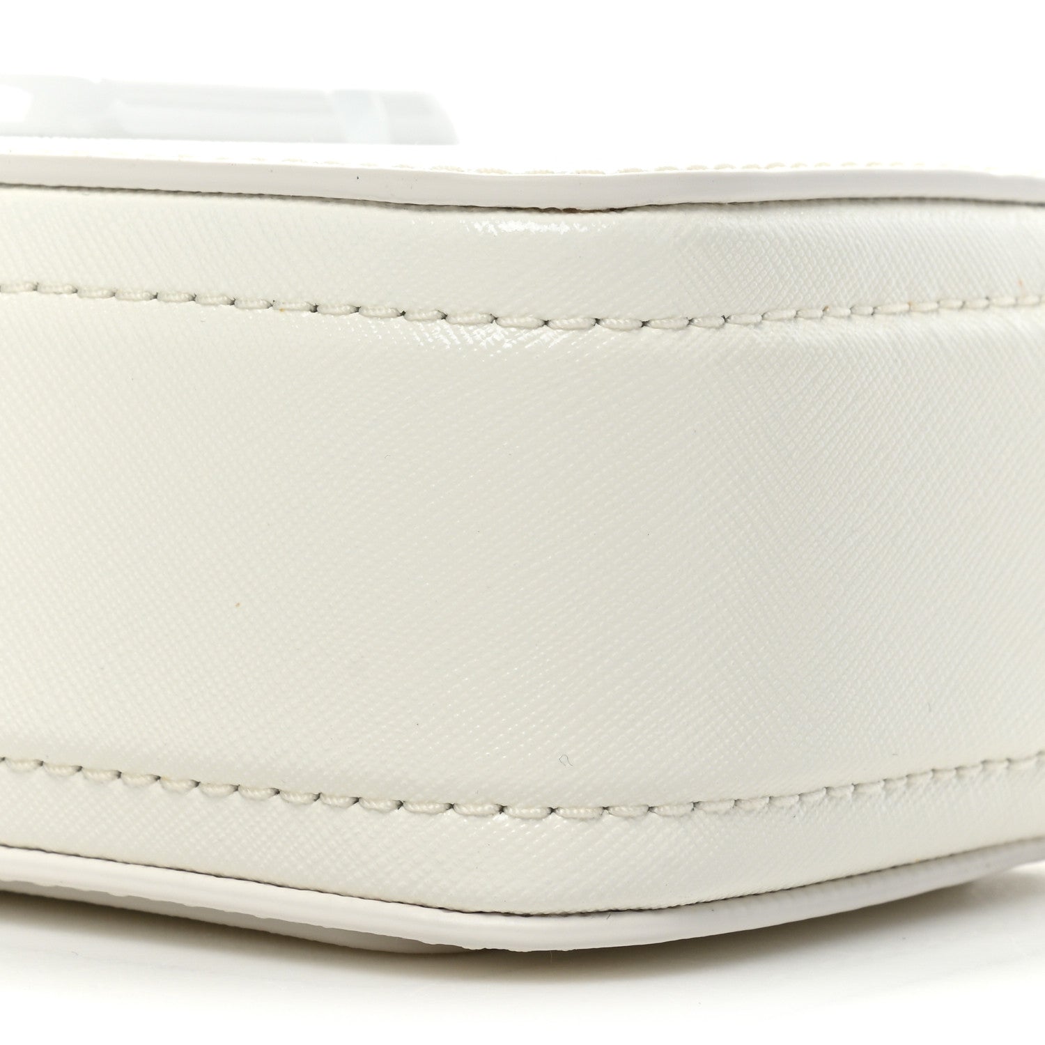 Marc Jacobs Saffiano Small Snapshot Camera Bag White 7 of 8