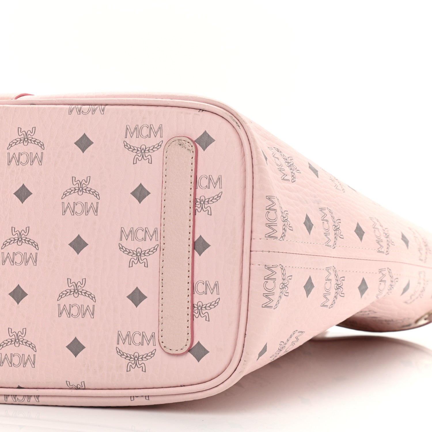 MCM Visetos Medium Liz Reversible Shopper Tote Soft Pink 15 of 20