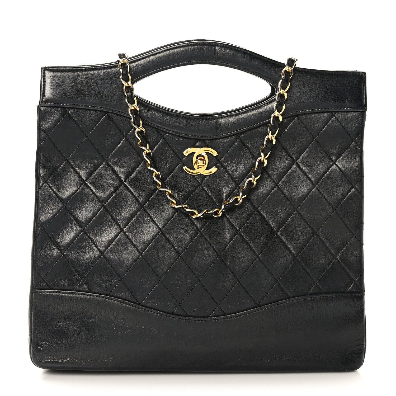 Chanel Lambskin Quilted 31 Shopping Bag Black 1 of 9