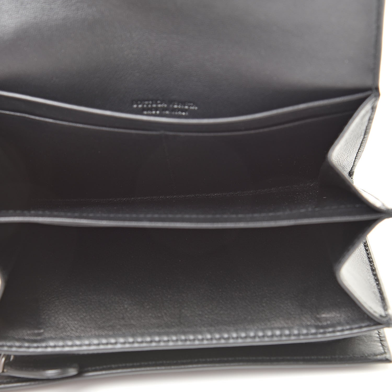Bottega Veneta Nappa Intrecciato Continental Compact Wallet Black 5 of 8
