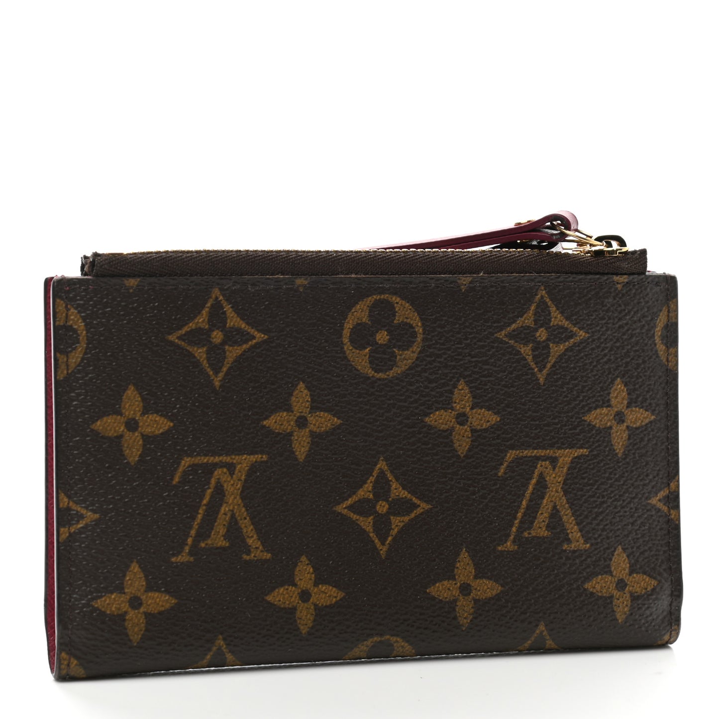 Monogram Adele Compact Wallet Fuchsia