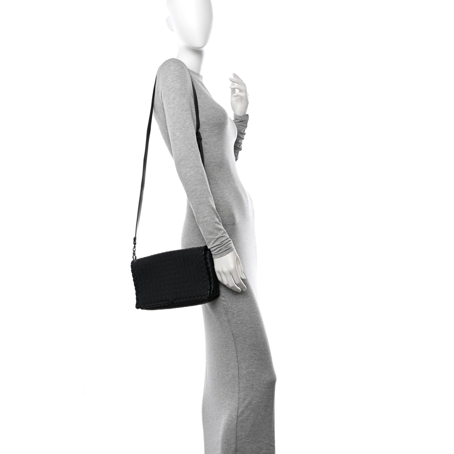 Nappa Intrecciato New Olympia Bag Black