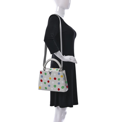 Louis Vuitton LV X YK Taurillon Capucines BB White 2 of 8