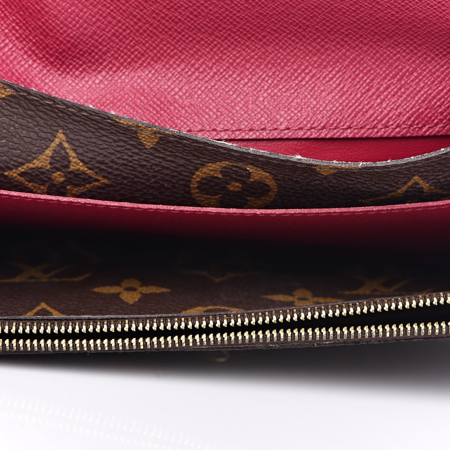 Louis Vuitton Monogram Emilie Wallet Fuchsia 5 of 12