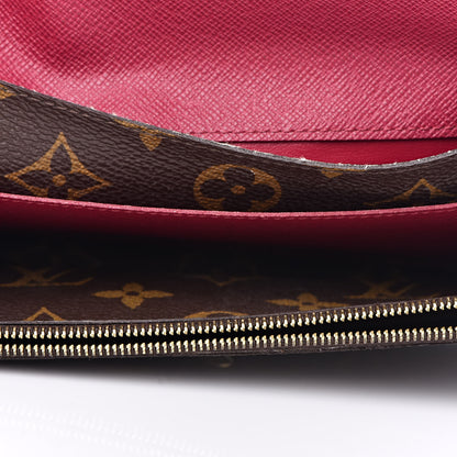 Louis Vuitton Monogram Emilie Wallet Fuchsia 5 of 12