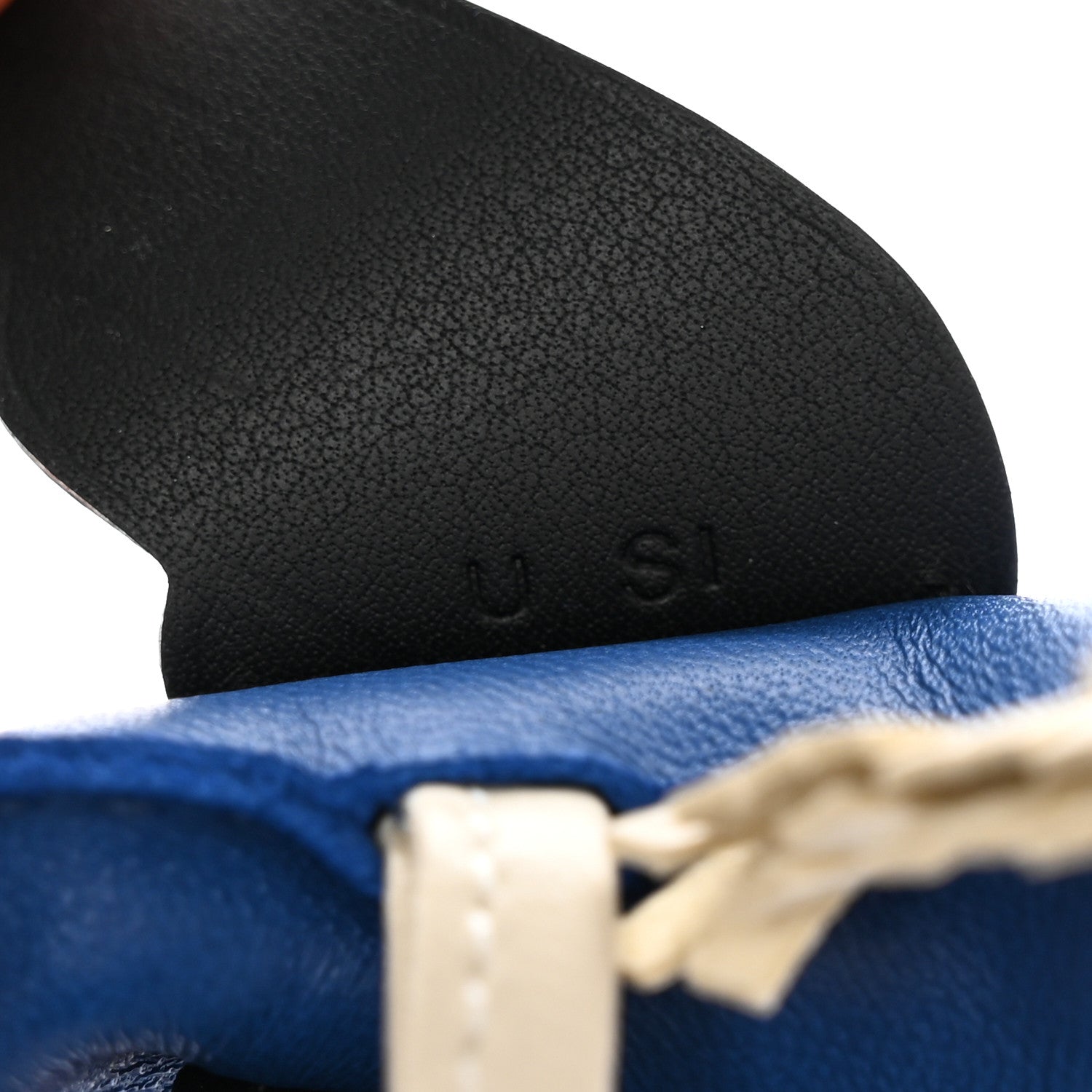 Hermes Milo Lambskin Grigri Rodeo Pegase Horse Bag Charm PM Bleu France 3 of 5