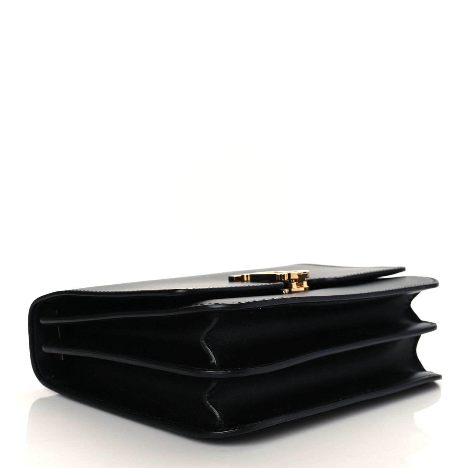 Burberry Calfskin Medium TB Bag Black 3 of 8