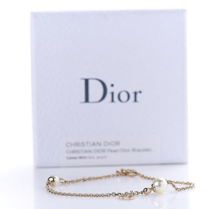 Christian Dior Pearl Dior Bracelet Gold 3 of 3