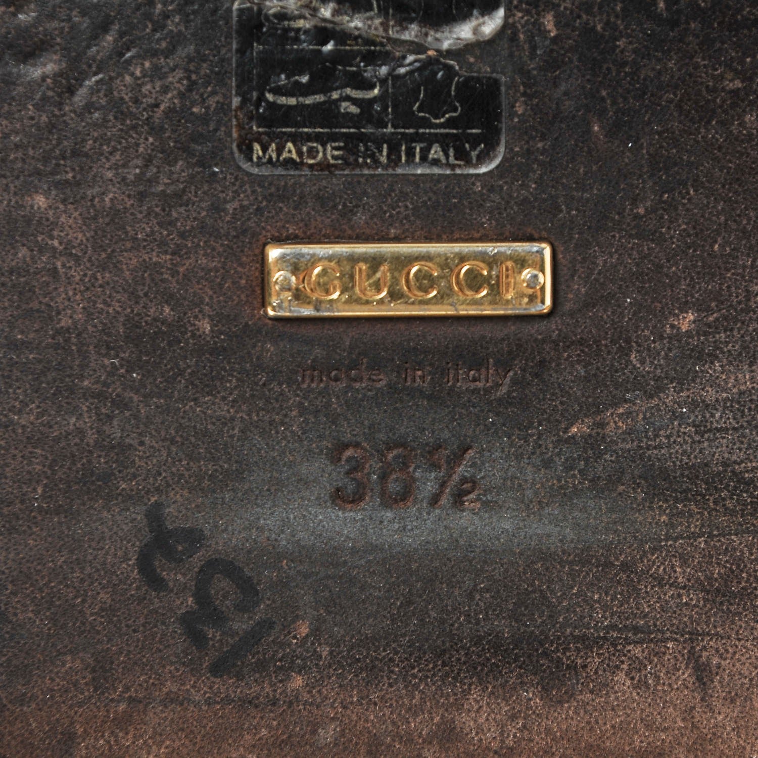 Gucci Lifford Calfskin GG Marmont Thong 25mm Sandals 38.5 Cuir 10 of 10
