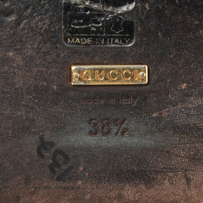 Gucci Lifford Calfskin GG Marmont Thong 25mm Sandals 38.5 Cuir 10 of 10