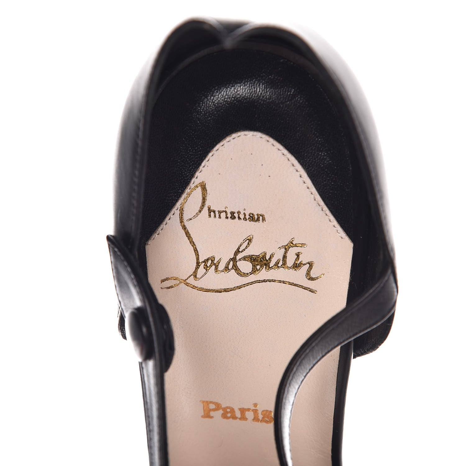 Christian Louboutin Kid La Donna 110 Mary Jane Pumps 39.5 Black 12 of 20