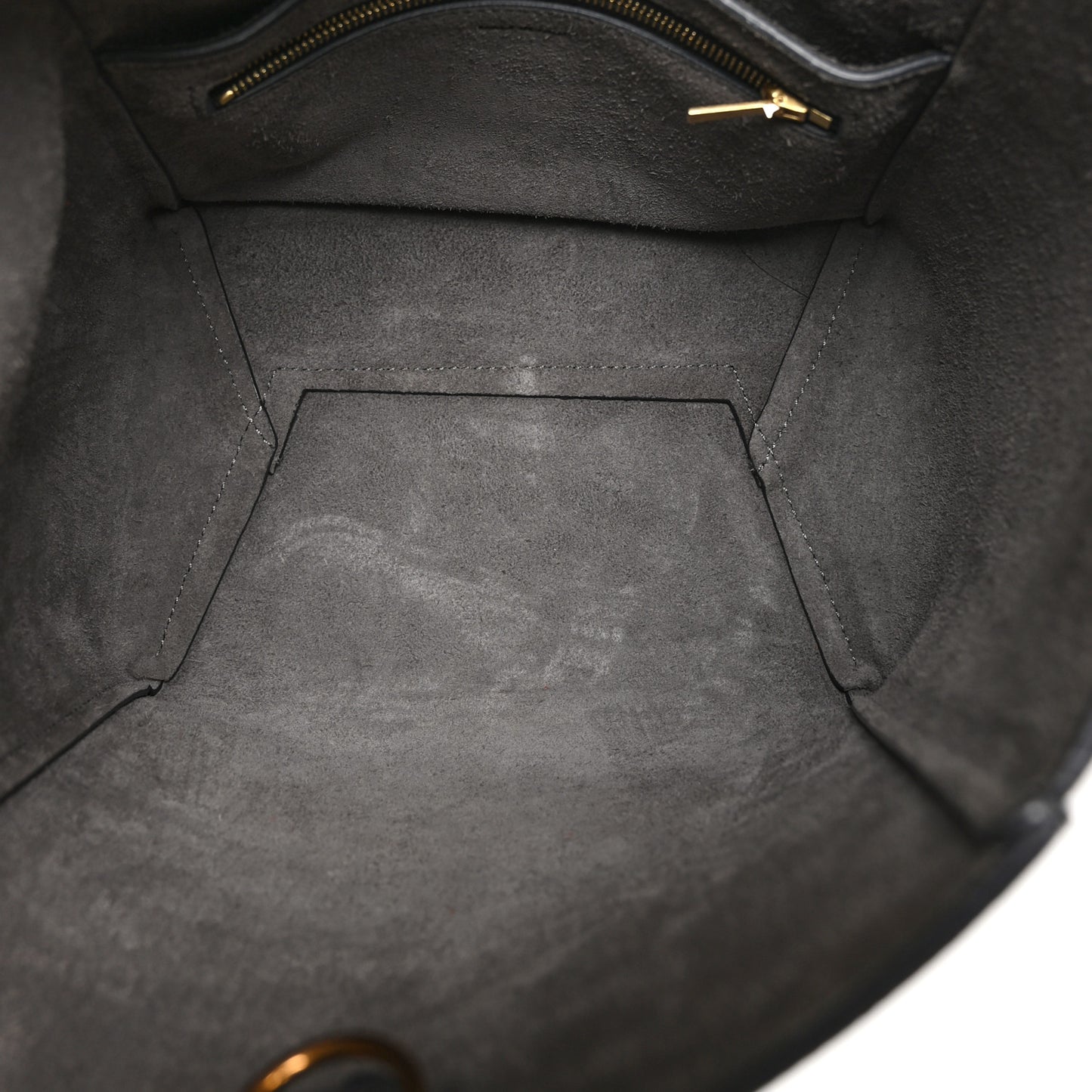 Soft Grained Calfskin Small Sangle Bucket Bag Kohl