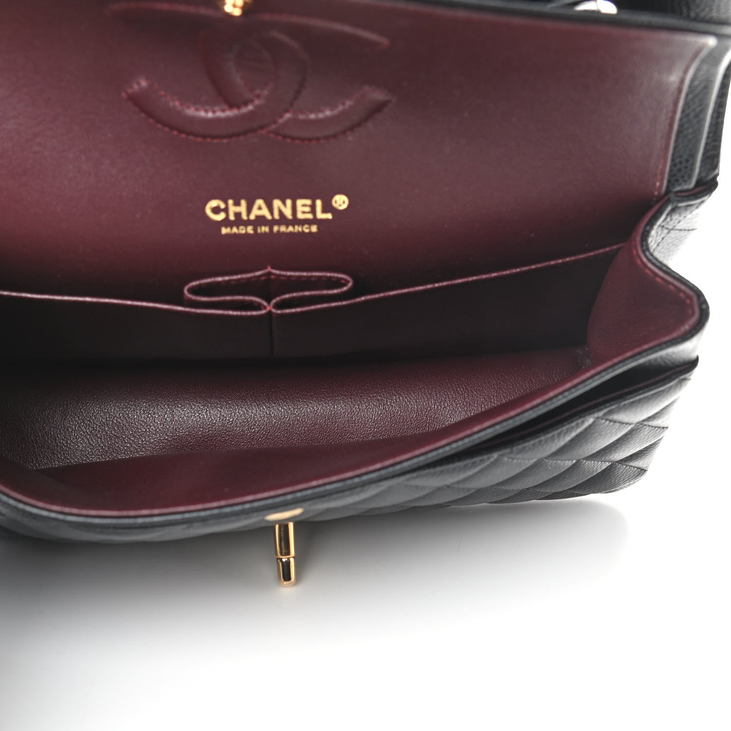 Chanel Caviar Quilted Medium Double Flap Black 5 of 9