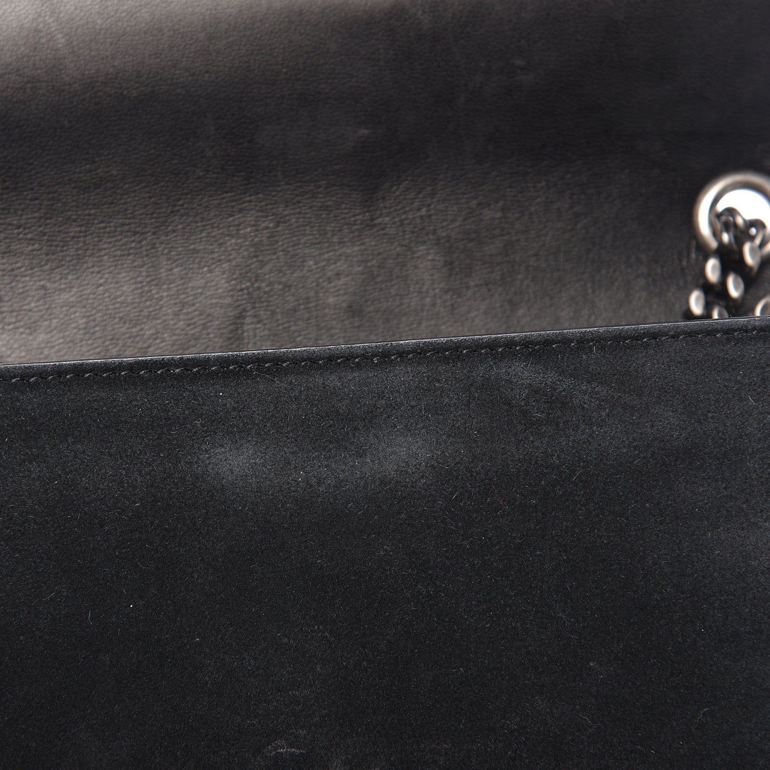 Saint Laurent Suede Small Monogram Stone Studded Kate Satchel Black Turquoise Coral 19 of 23