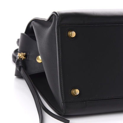 Celine Smooth Calfskin Ring Bag Black 6 of 9