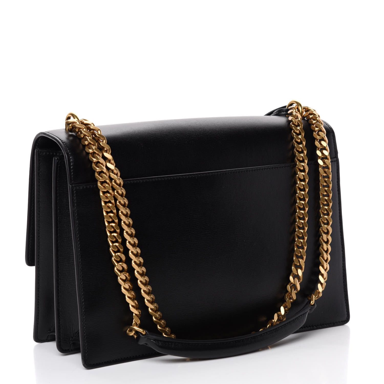 Saint Laurent Calfskin Large Monogram Sunset Black 4 of 11