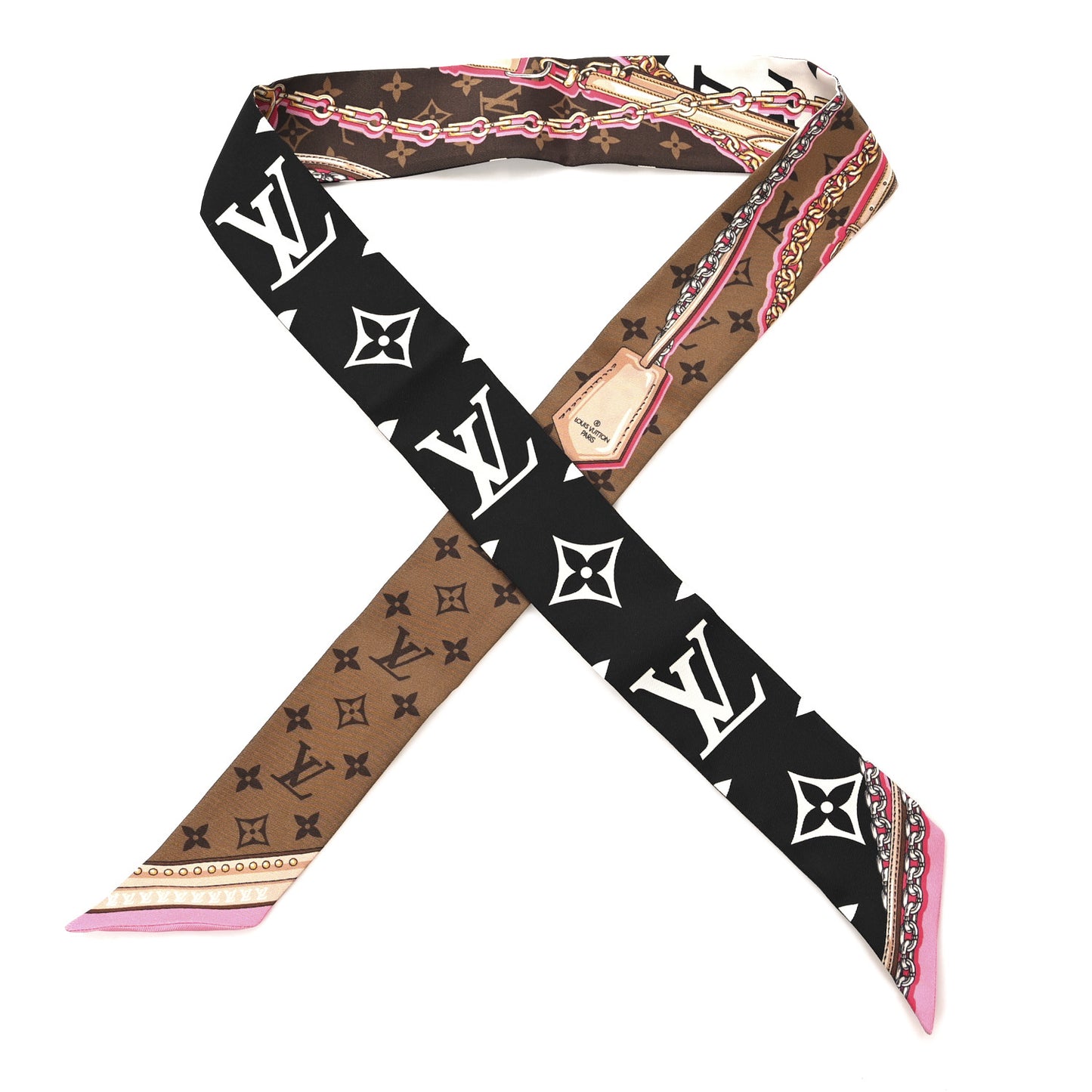 Silk Ultimate Monogram BB Bandeau Black
