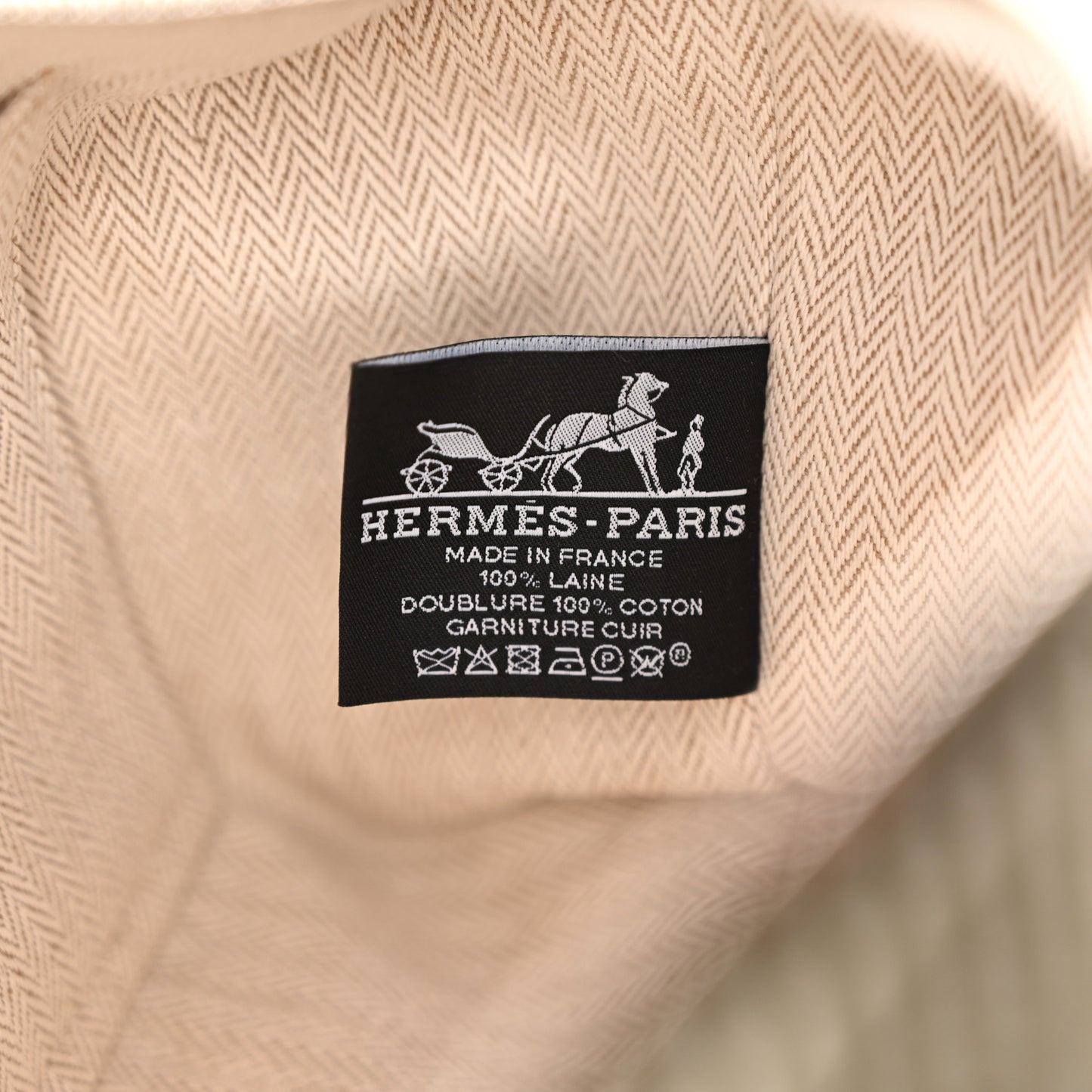 Wool Small Bride-A-Brac H Natte Pouch Vert Foret