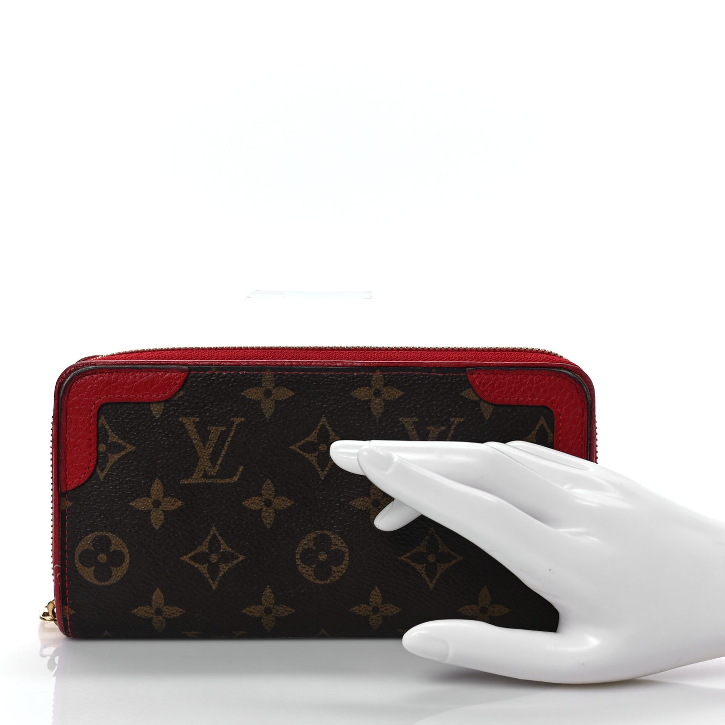 Monogram Retiro Zippy Wallet Cherry