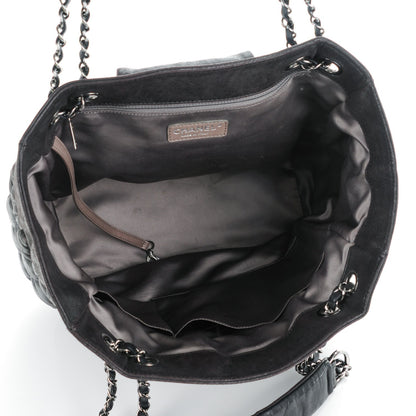 Chanel Lambskin Large Bubble Quilt Tote Black 5 of 8
