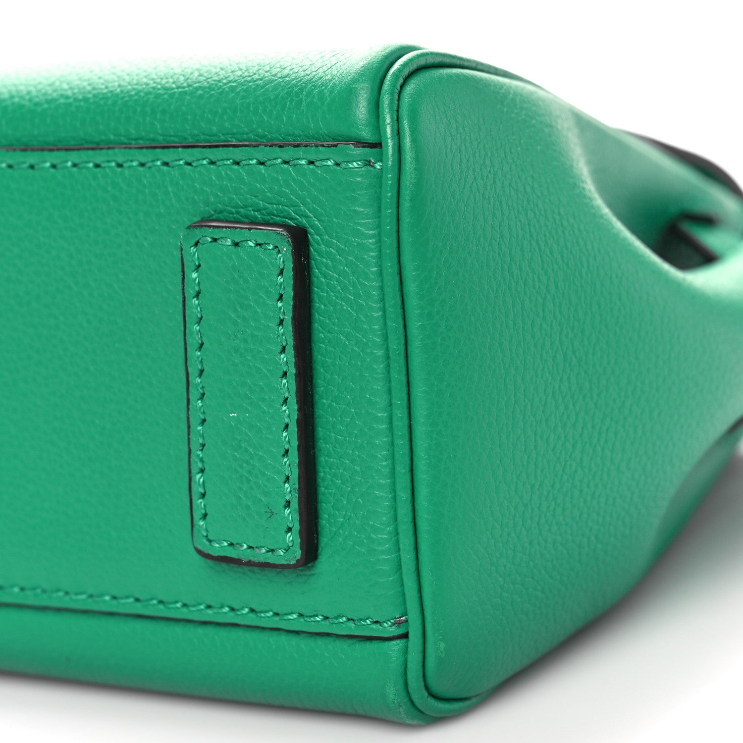 Versace Grained Calfskin Small La Medusa Top Handle Bag Turquoise 8 of 9
