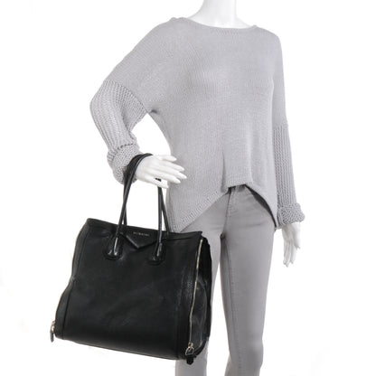 Givenchy Grained Goatskin Antigona Zippered Tote Black 2 of 8