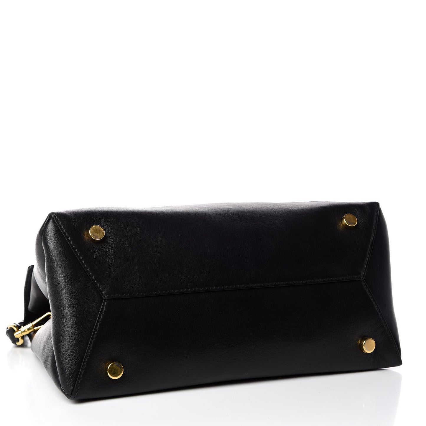 Smooth Calfskin Medium Icon Bag Black