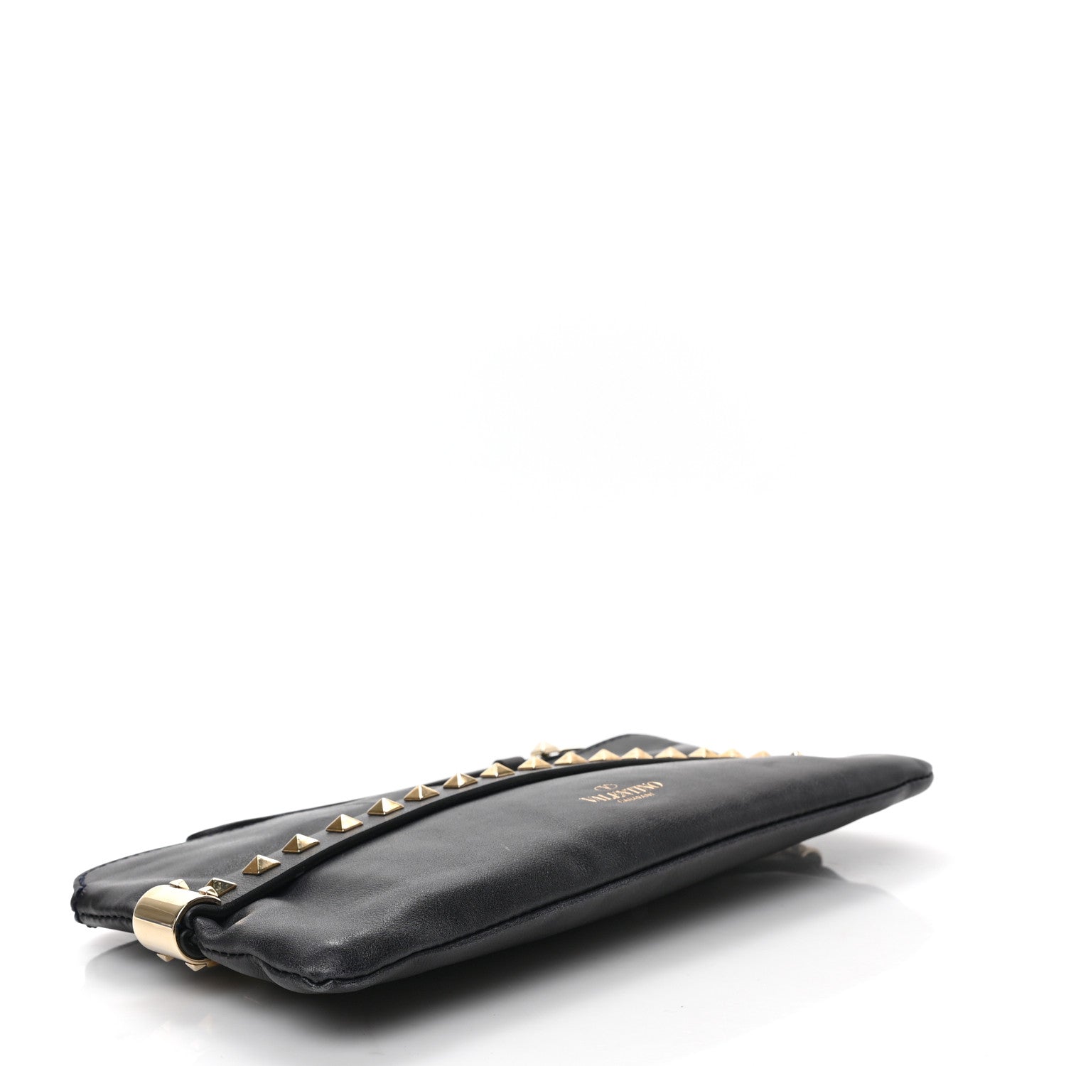 Valentino Garavani Nappa Rockstud Wristlet Clutch Black 4 of 6