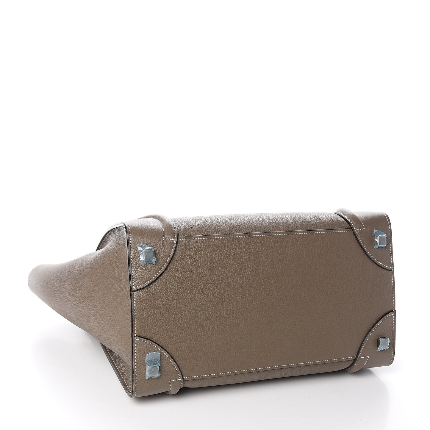 Drummed Calfskin Mini Luggage Souris