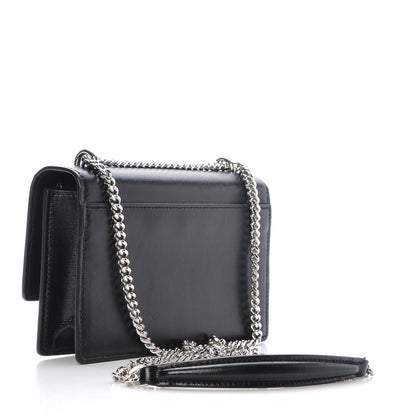 Saint Laurent Calfskin Monogram Sunset Chain Wallet Black 3 of 7