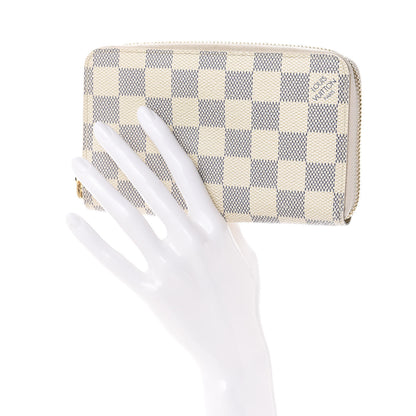 Louis Vuitton Damier Azur Compact Zippy Wallet 2 of 12