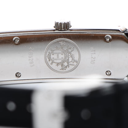 Hermes Stainless Steel Epsom 15mm Kelly II Quartz Watch Noir 5 of 7