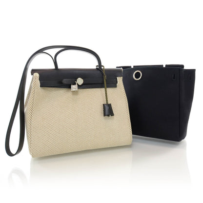 Hermes Toile HERBAG PM 1 of 16