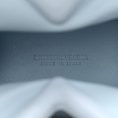 Bottega Veneta Fabric Intrecciato Small The Point Triangle Bag Light Blue 6 of 8