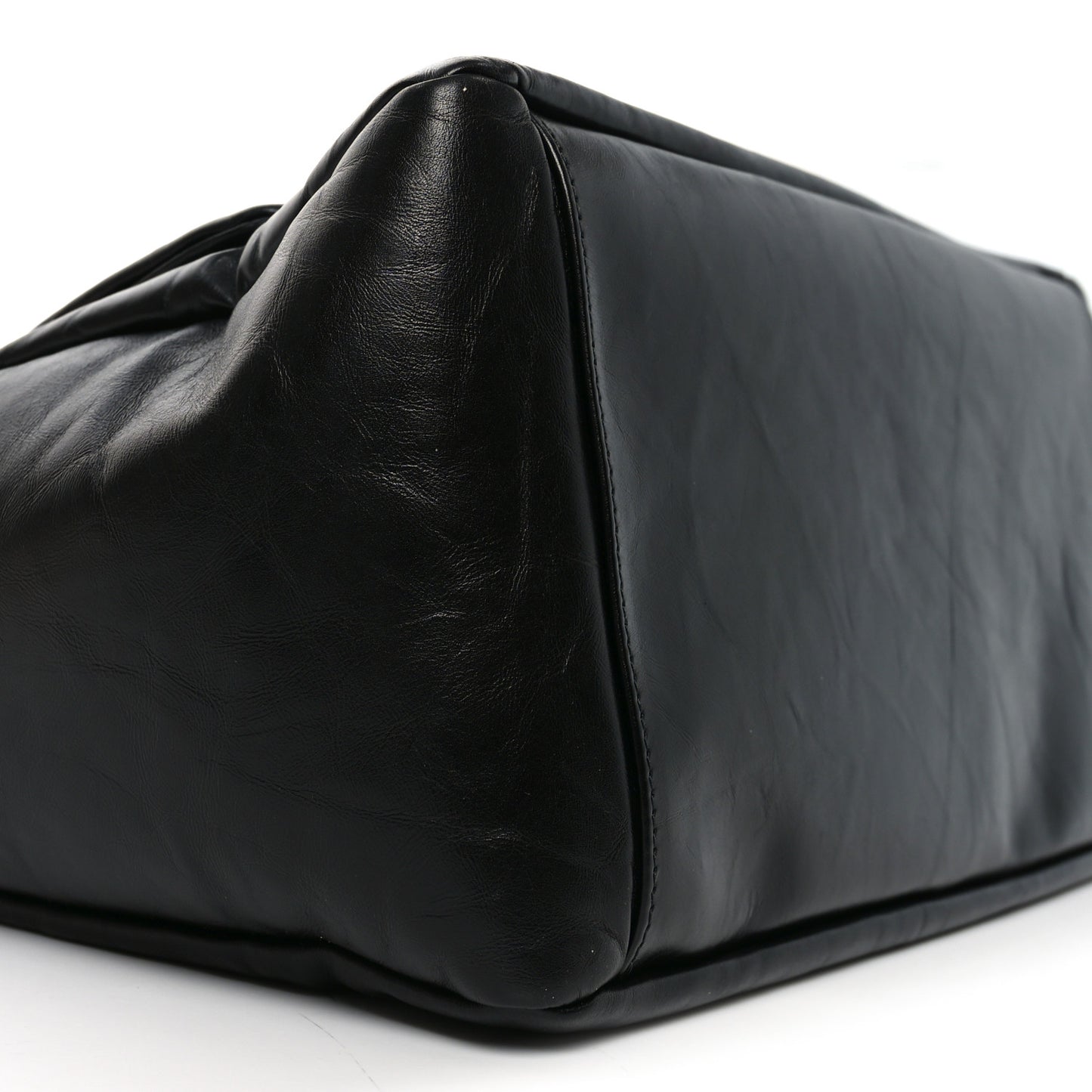 Calfskin Quilted Monaco Sling Shoulder Bag Black Black